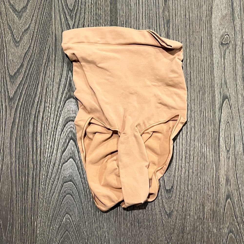 NWOT Skims Seamless Sculpt High-Waisted Brief Cotton Gusset Shapewear Tan S/M